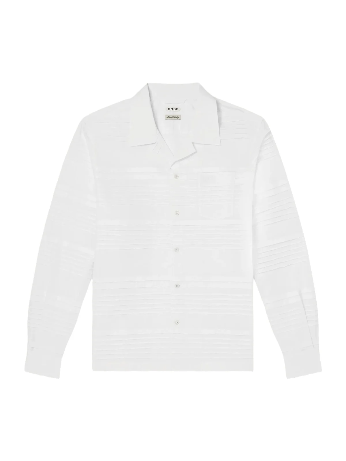 Chamomile Camp-Collar Logo-Embroidered Cotton-Poplin Shirt - Men Chamomile Camp-Collar Logo-Embroidered Cotton-Poplin Shirt - Men