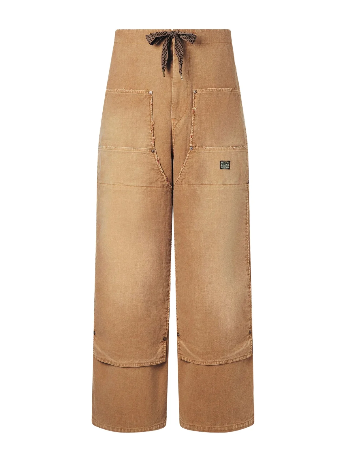 Wide-Leg Cotton-Canvas Cargo Trousers - Men Wide-Leg Cotton-Canvas Cargo Trousers - Men