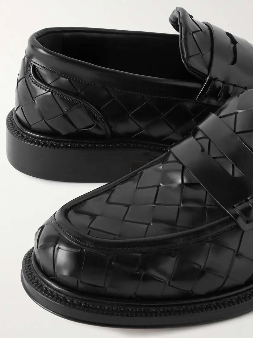 Bottega Veneta James Intrecciato Leather Loafers | Thumbnail 4 Bottega Veneta James Intrecciato Leather Loafers | Thumbnail 4