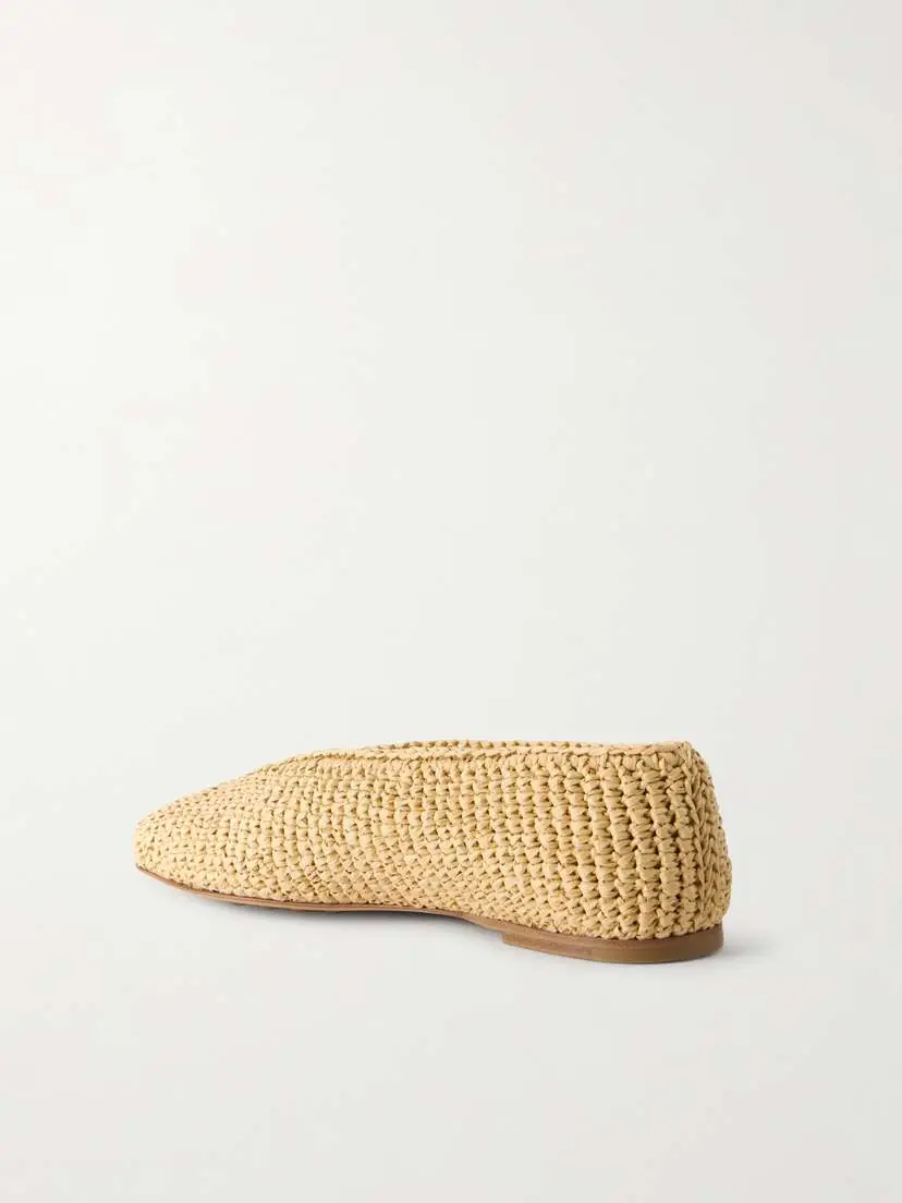 Bottega Veneta Rosa Intrecciato Leather Ballet Flats | Thumbnail 3