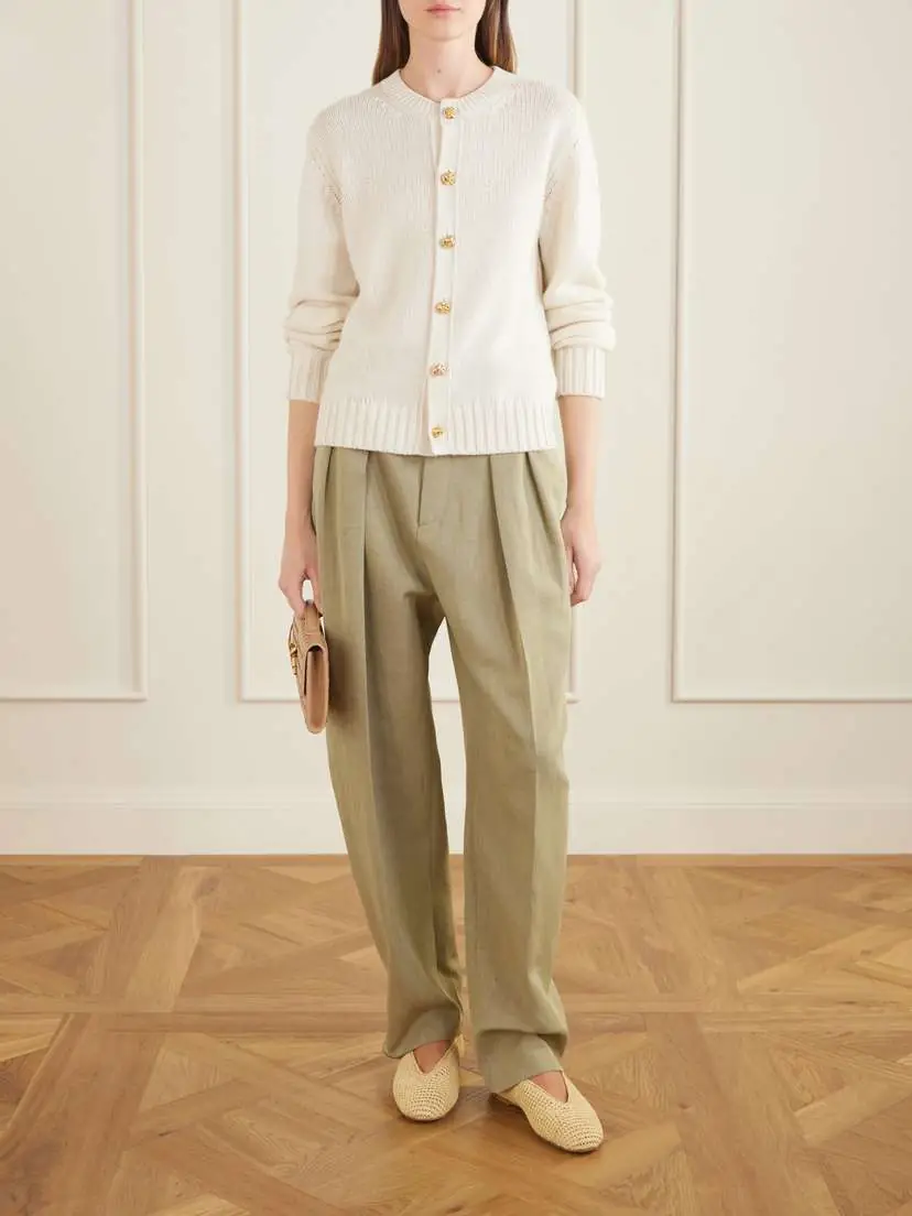 Bottega Veneta Rosa Intrecciato Leather Ballet Flats | Thumbnail 6