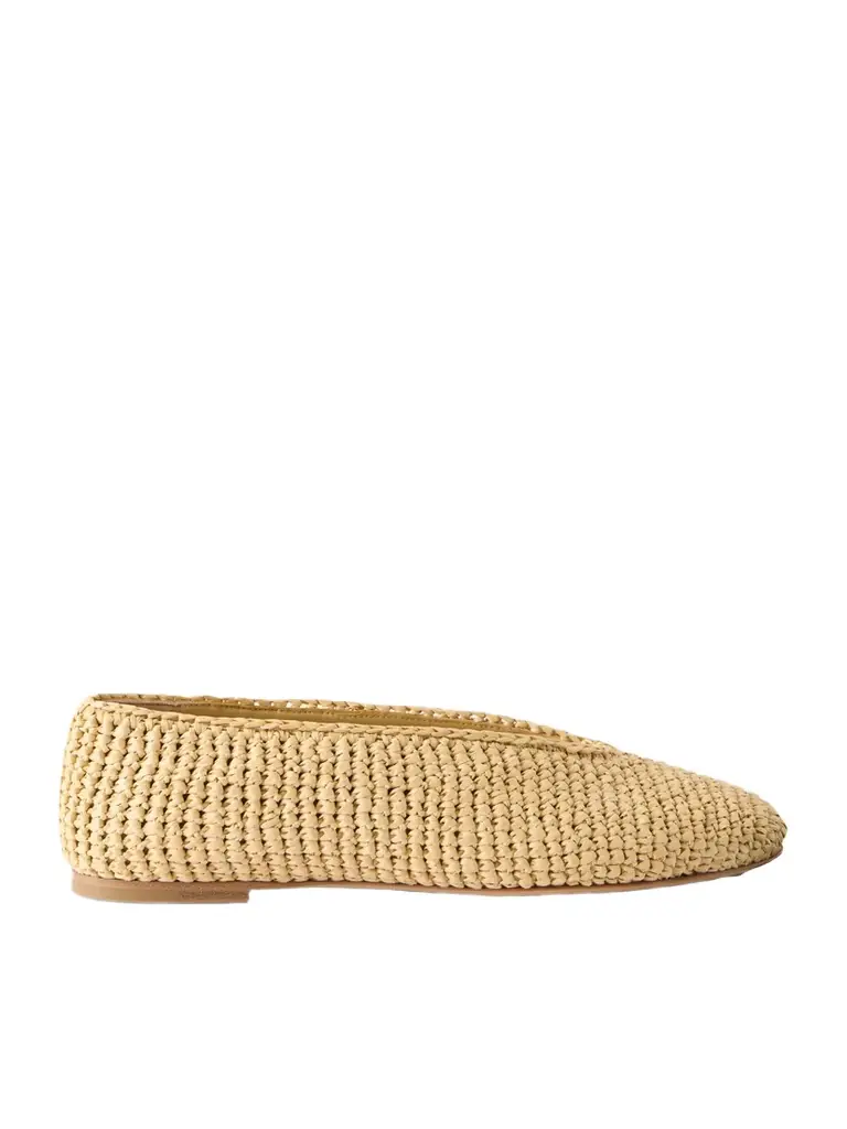 Bottega Veneta Rosa Intrecciato Leather Ballet Flats | Image 1 Bottega Veneta Rosa Intrecciato Leather Ballet Flats | Image 1