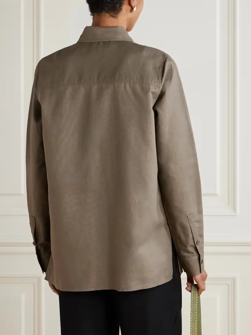 Matteau Linen And Cotton-blend Shirt | Thumbnail 4 Matteau Linen And Cotton-blend Shirt | Thumbnail 4