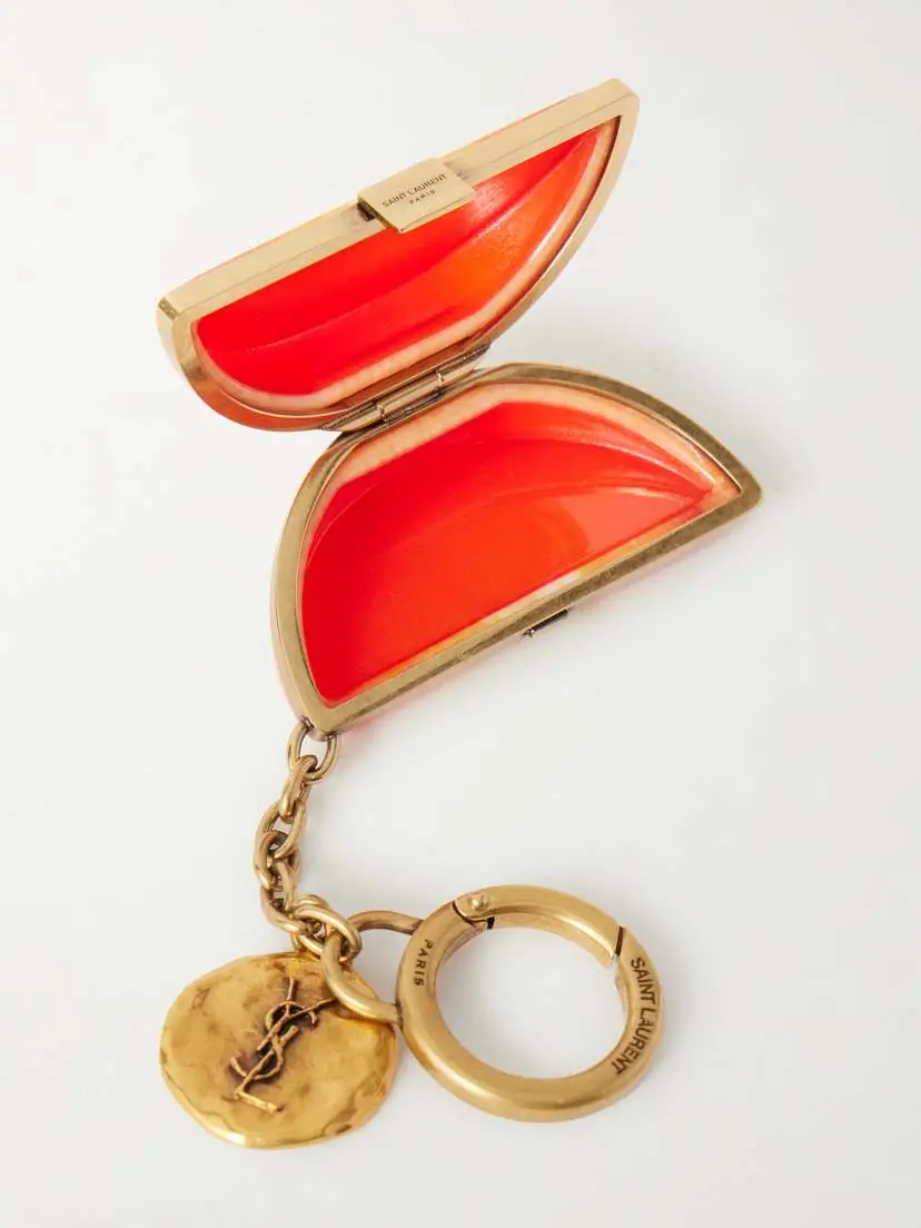 Saint Laurent Gold-tone And Resin Bag Charm | Thumbnail 3