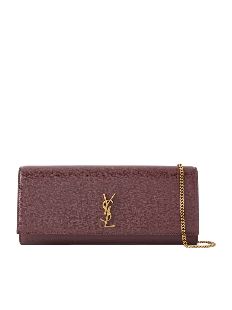 Saint Laurent Kate Embossed-leather Clutch | Image 1 Saint Laurent Kate Embossed-leather Clutch | Image 1