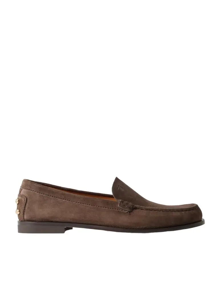 Studded Suede Loafers Studded Suede Loafers