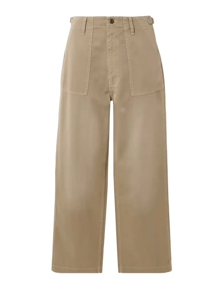 RE/DONE The Trooper Cotton Wide-leg Pants | Image 1 RE/DONE The Trooper Cotton Wide-leg Pants | Image 1