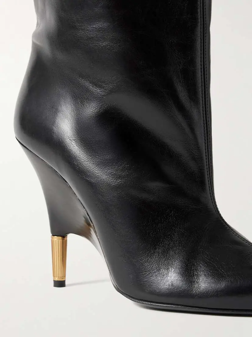 Khaite Bella Leather Knee Boots | Thumbnail 4 Khaite Bella Leather Knee Boots | Thumbnail 4
