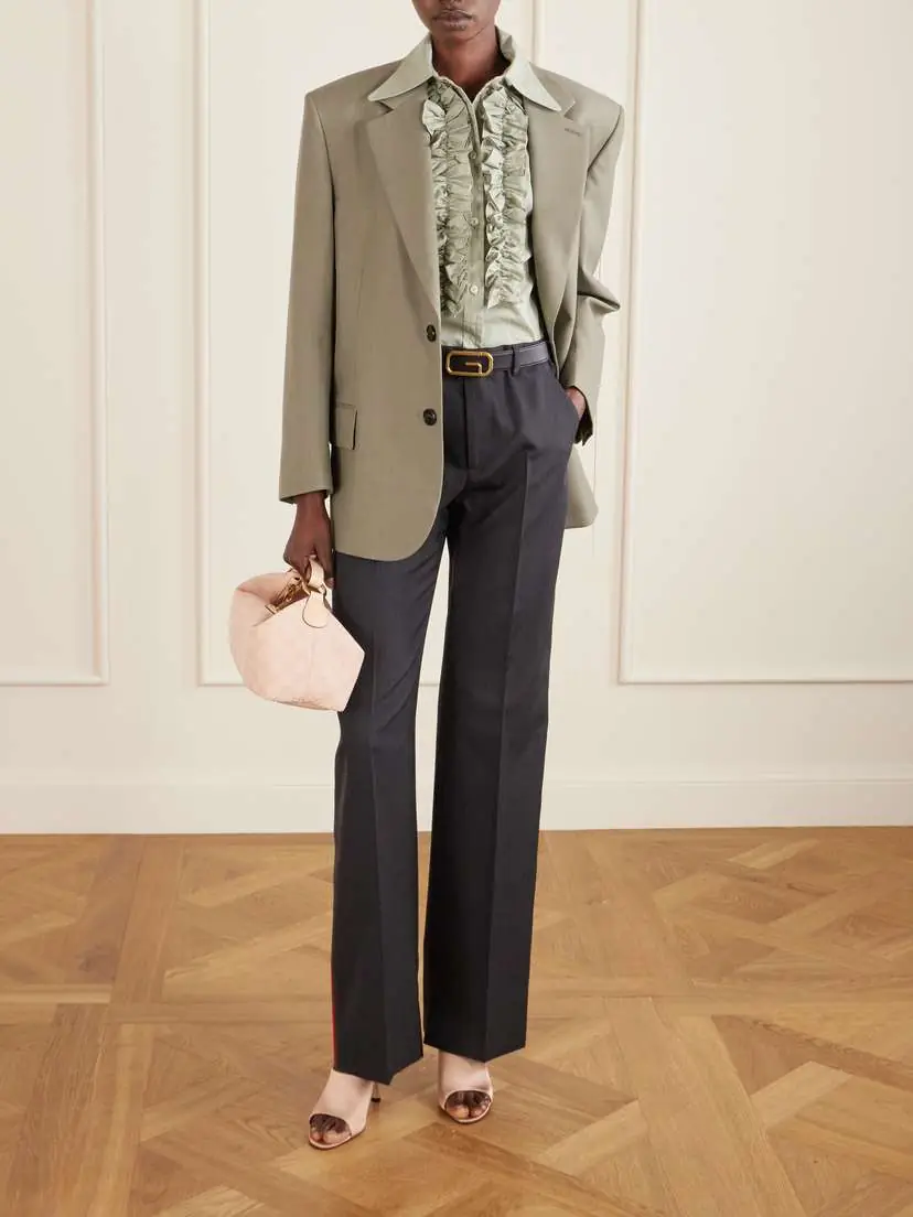 Gucci Ophidia Leather-trimmed Canvas-jacquard Clutch | Thumbnail 3 Gucci Ophidia Leather-trimmed Canvas-jacquard Clutch | Thumbnail 3