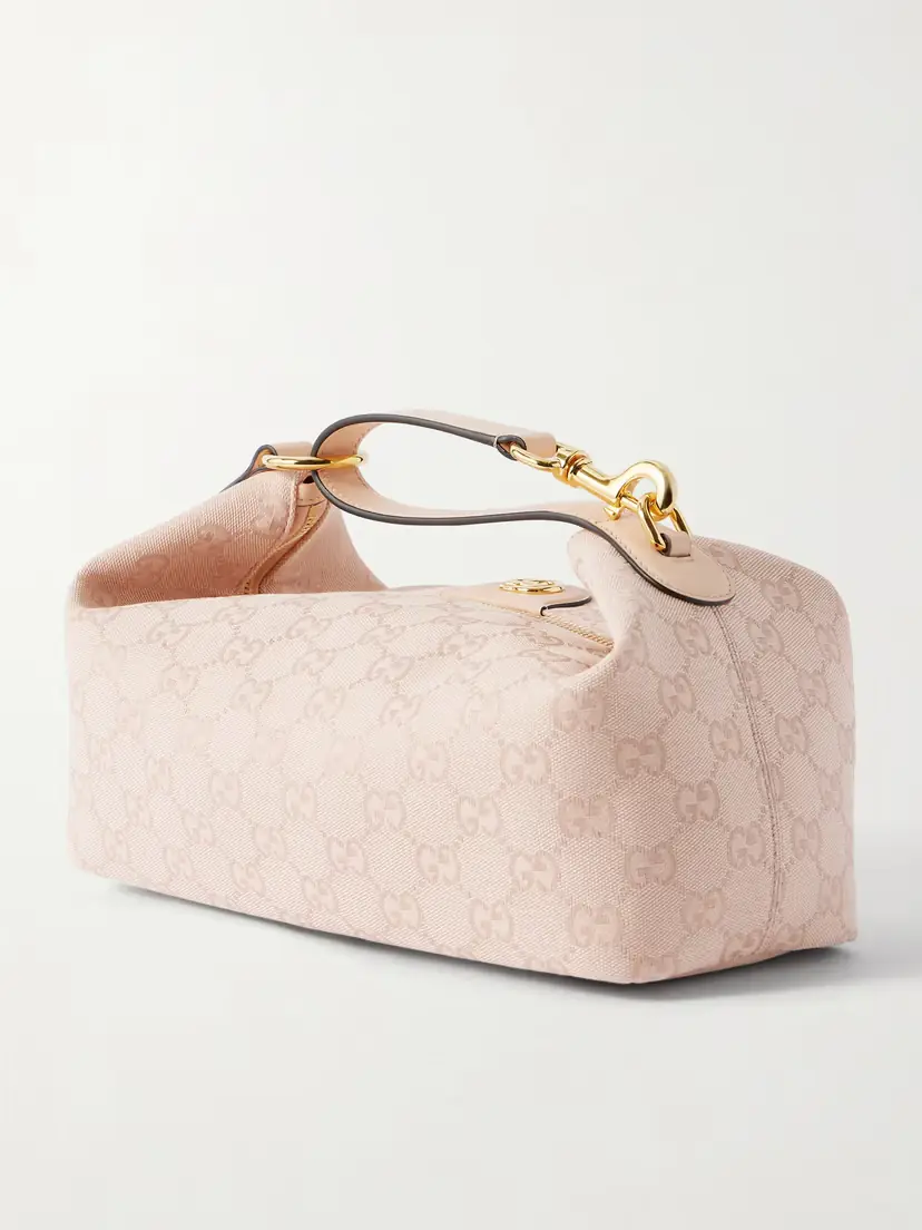 Gucci Ophidia Leather-trimmed Canvas-jacquard Clutch | Thumbnail 4 Gucci Ophidia Leather-trimmed Canvas-jacquard Clutch | Thumbnail 4