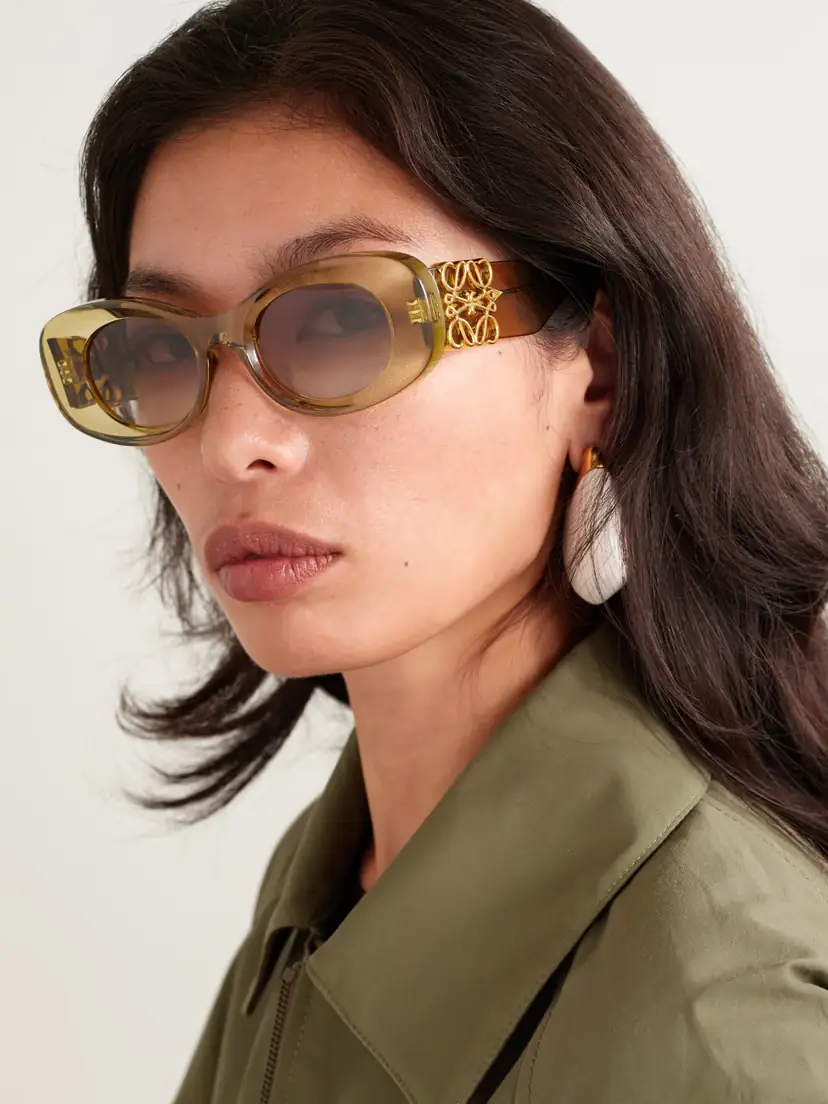 Loewe Anagram Oversized Cat-eye Acetate Sunglasses | Thumbnail 2 Loewe Anagram Oversized Cat-eye Acetate Sunglasses | Thumbnail 2