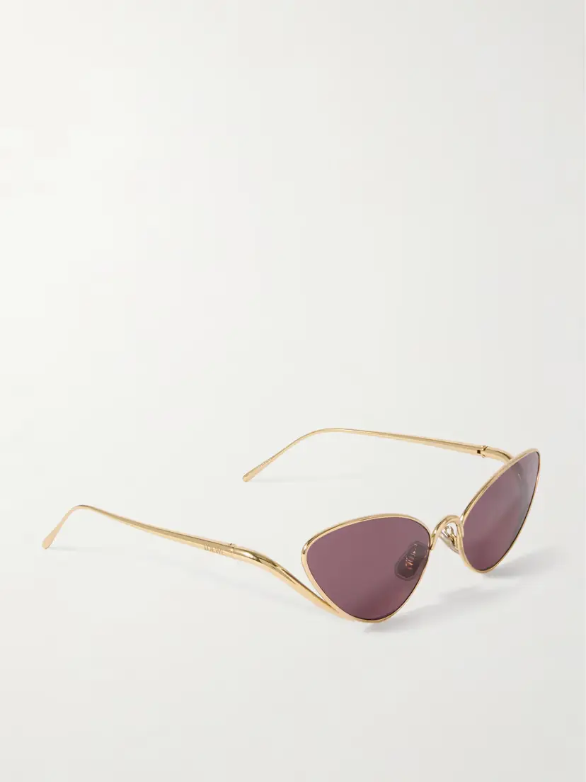 Loewe Cat-eye Gold-tone Sunglasses | Thumbnail 3