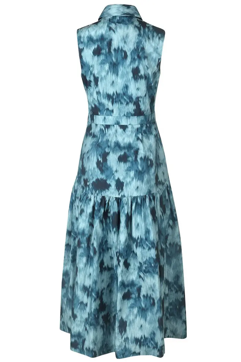 Michael Kors Collection Sleeveless Drop Waist Shirt Dress | Thumbnail 2