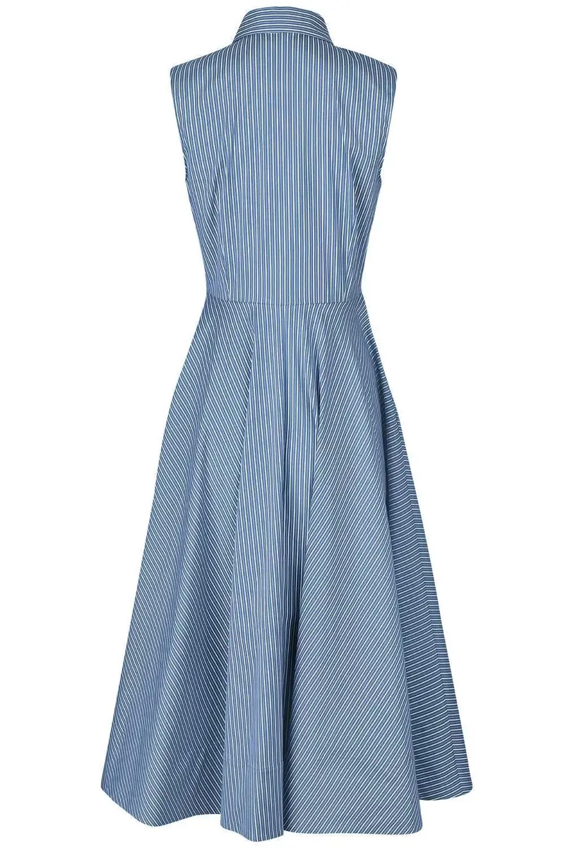 Michael Kors Collection Sleeveless Midi Shirt Dress | Thumbnail 5