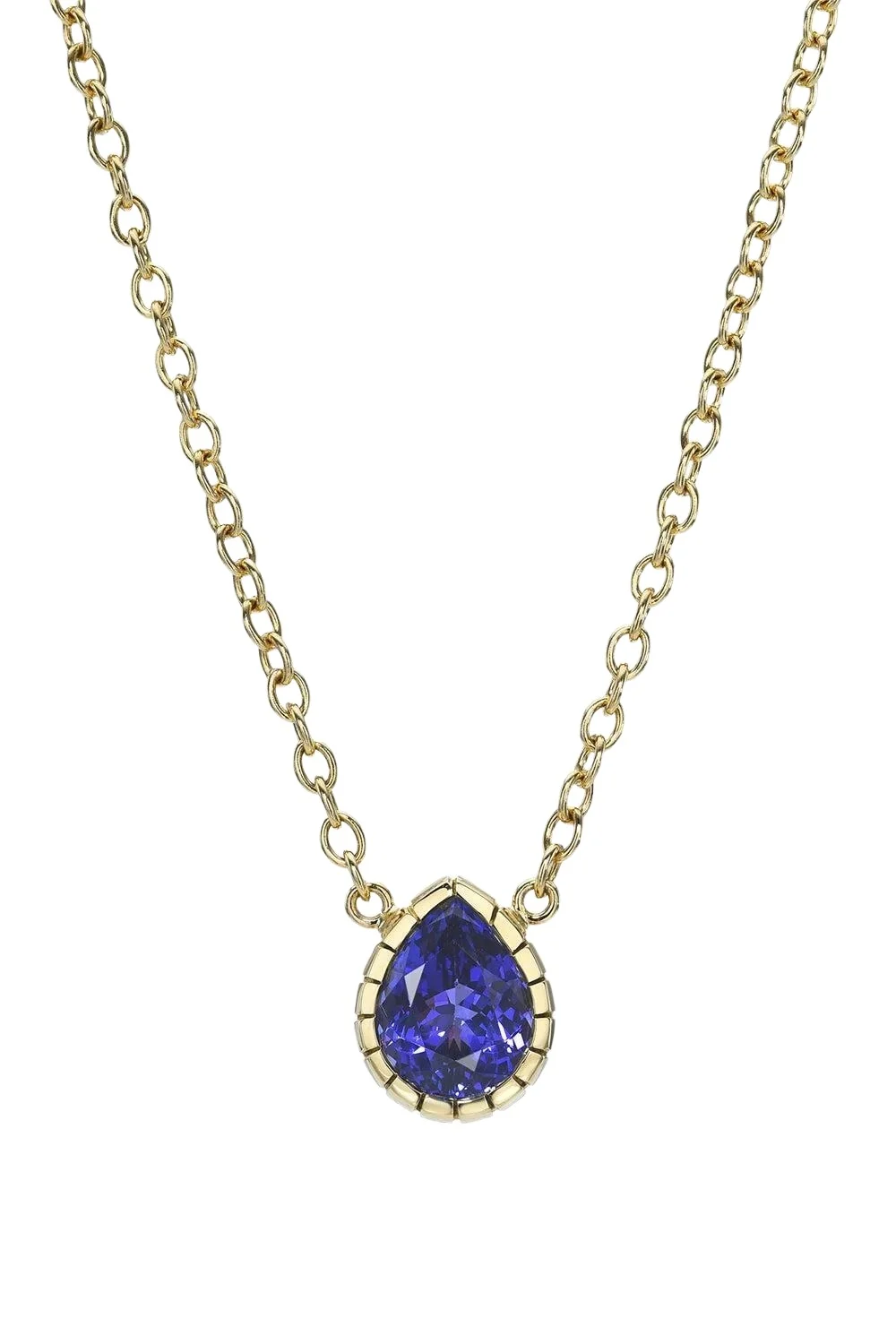 Retrouvaí Tanzanite Heirloom Pendant Necklace