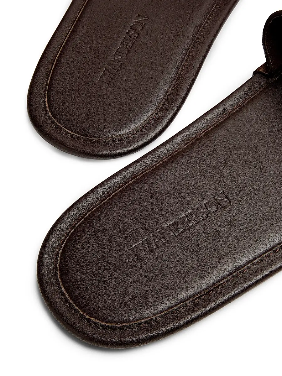 JW Anderson Women's Penny Slot Suede Sandals | Thumbnail 6 JW Anderson Women's Penny Slot Suede Sandals | Thumbnail 6