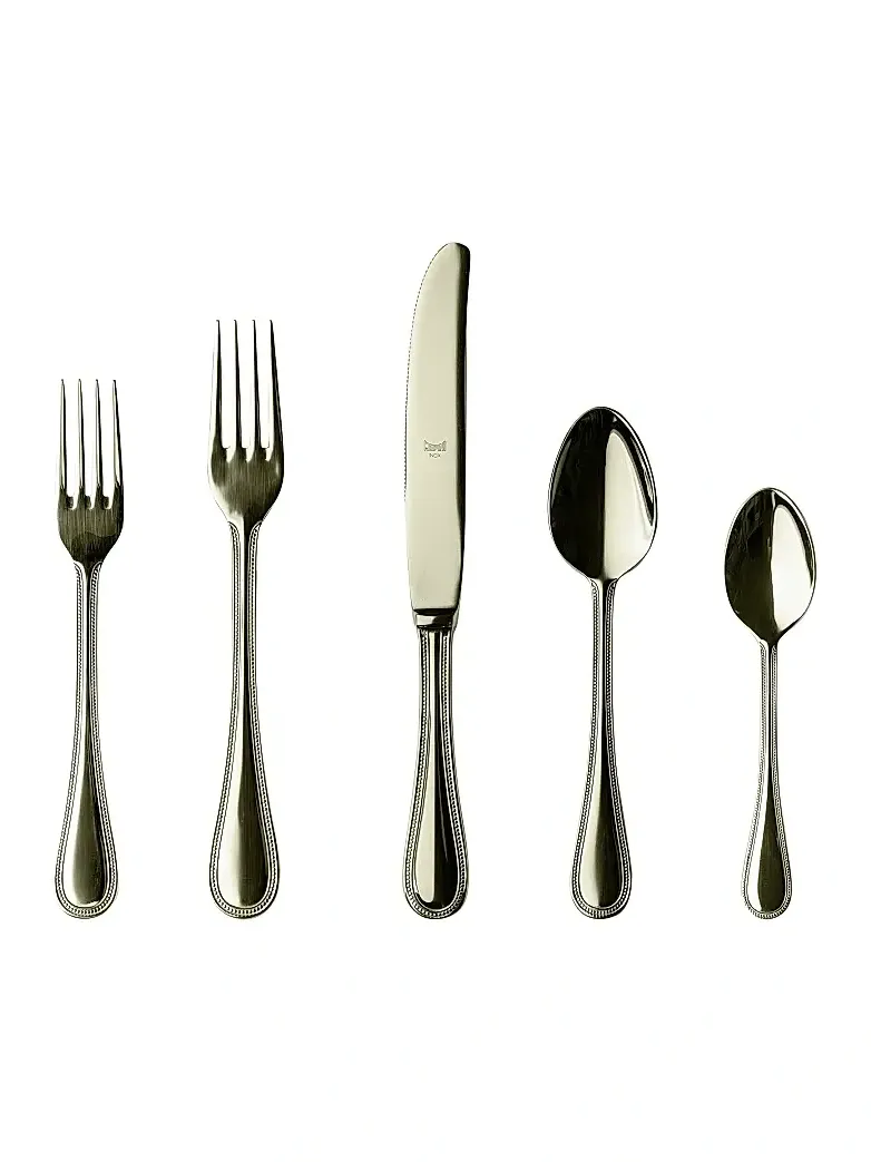 Mepra Perla Champagne 5-Piece Flatware Set