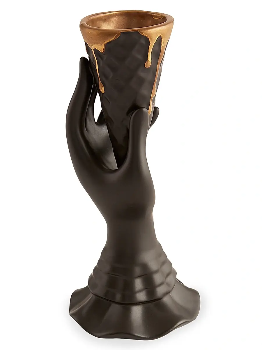 Jonathan Adler Gilded I-Scream Bud Vase | Thumbnail 2 Jonathan Adler Gilded I-Scream Bud Vase | Thumbnail 2