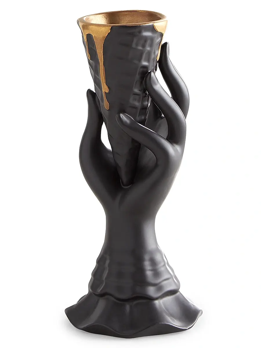 Jonathan Adler Gilded I-Scream Bud Vase | Thumbnail 4 Jonathan Adler Gilded I-Scream Bud Vase | Thumbnail 4