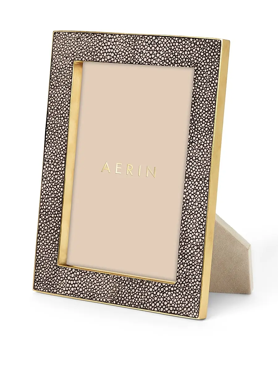 AERIN Classic Embossed Shagreen Picture Frame | Thumbnail 2