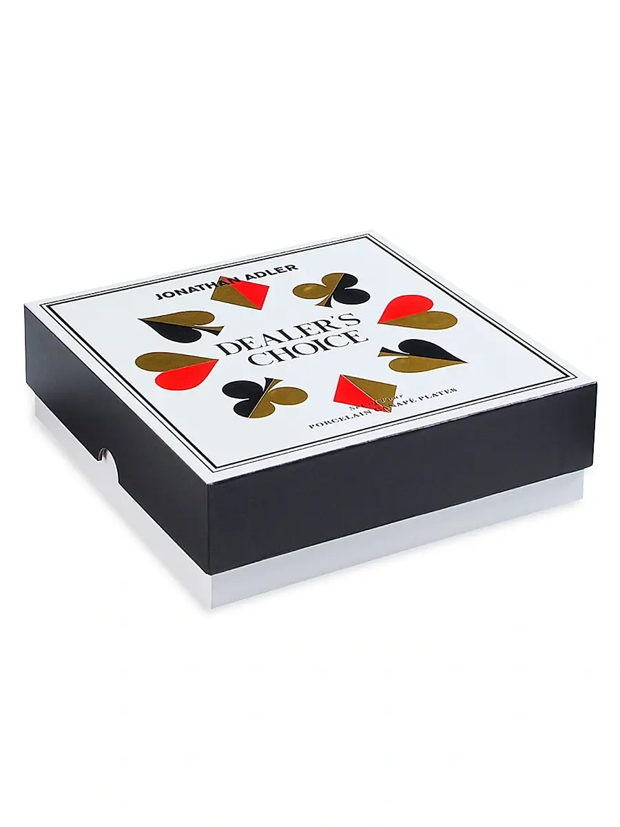 Jonathan Adler Dealer's Choice 4-Piece Canapé Plate Set | Thumbnail 3 Jonathan Adler Dealer's Choice 4-Piece Canapé Plate Set | Thumbnail 3