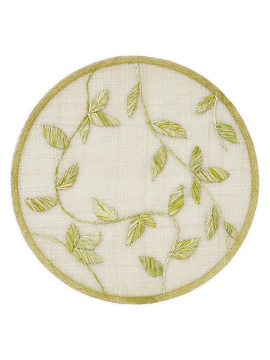 Joanna Buchanan Straw Leaf 4-Piece Placemat Set | Image 1 Joanna Buchanan Straw Leaf 4-Piece Placemat Set | Image 1