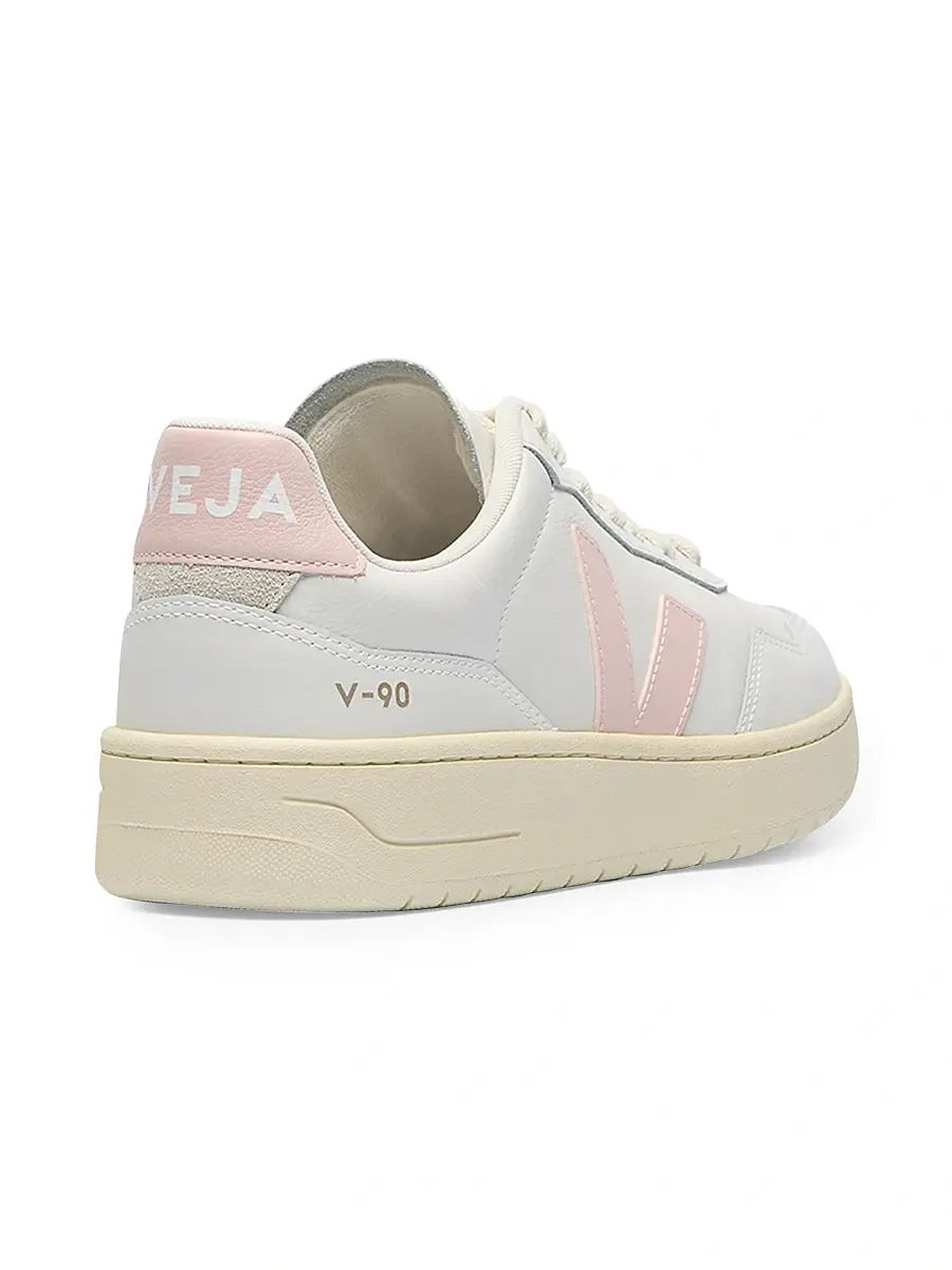 Veja Women's V-90 Leather Low-Top Sneakers | Thumbnail 3 Veja Women's V-90 Leather Low-Top Sneakers | Thumbnail 3