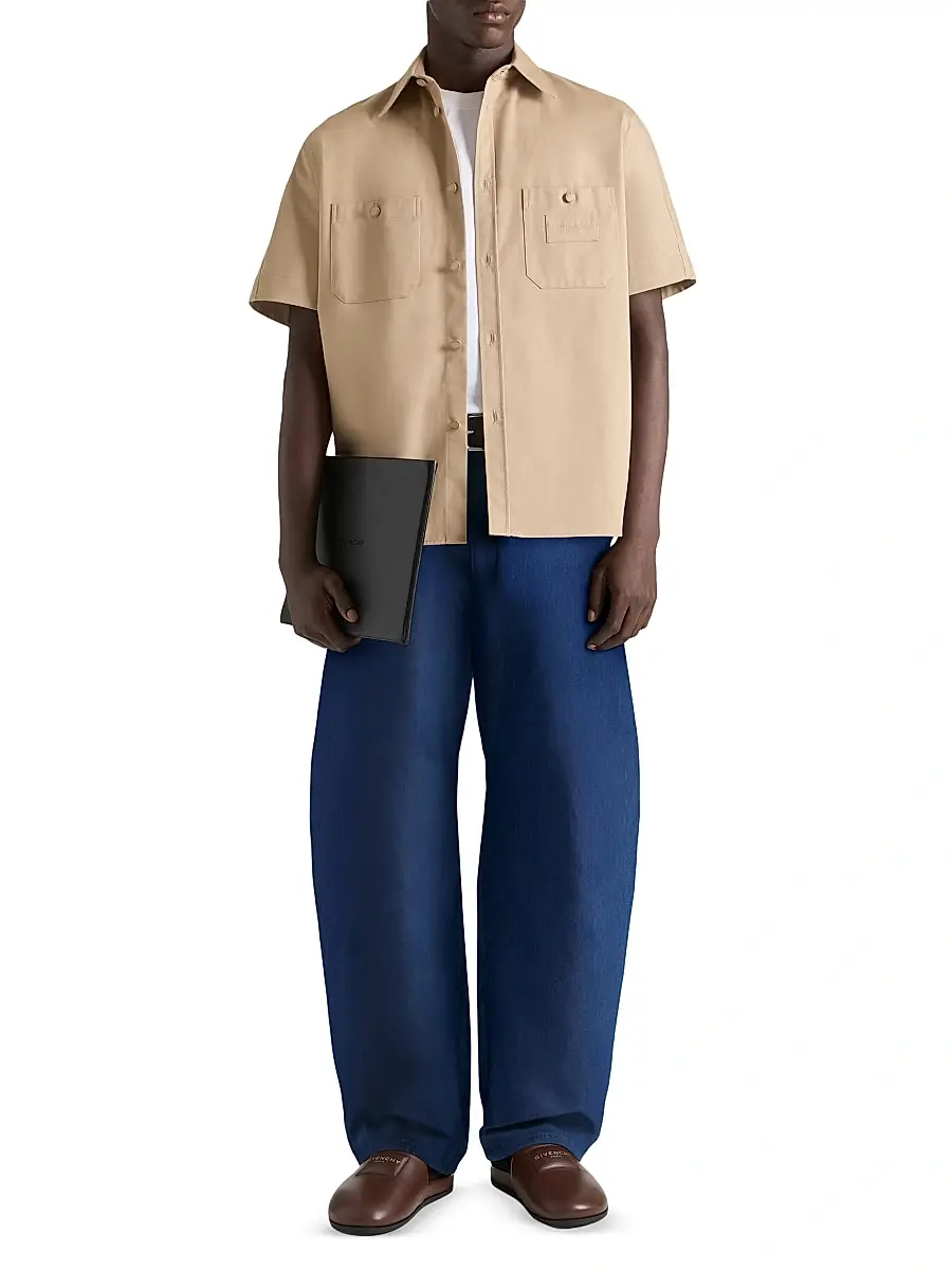 Givenchy Men's Couture Seam Jeans with Stamp Print | Thumbnail 4 Givenchy Men's Couture Seam Jeans with Stamp Print | Thumbnail 4
