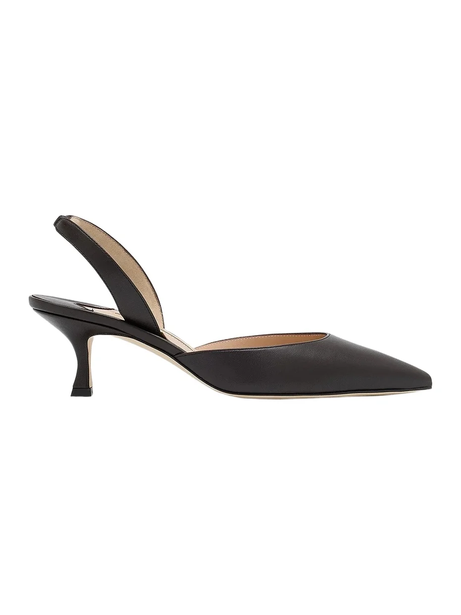 Women's Carolyne 50MM Leather Slingback Pumps Women's Carolyne 50MM Leather Slingback Pumps