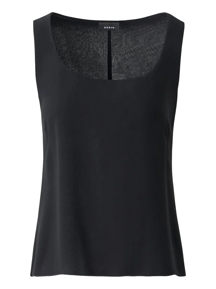 Women's Silk Gerogette Sleeveless Top Women's Silk Gerogette Sleeveless Top