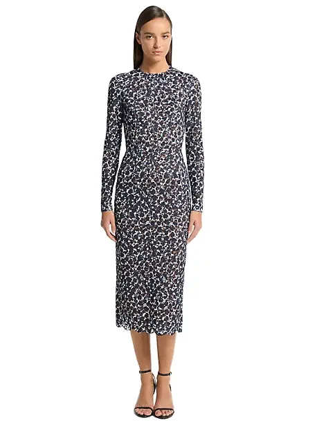 Michael Kors Collection Shadow Floral Lace Sheath Dress | Image 1 Michael Kors Collection Shadow Floral Lace Sheath Dress | Image 1