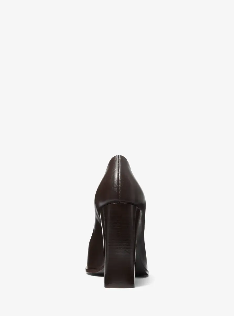 Michael Kors Collection Jeanne Leather Pump in Black | Thumbnail 19 Michael Kors Collection Jeanne Leather Pump in Black | Thumbnail 19