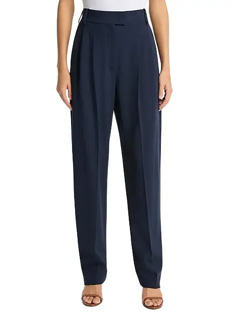 Michael Kors Collection Chase Wool Serge Tapered Trousers | Image 1 Michael Kors Collection Chase Wool Serge Tapered Trousers | Image 1