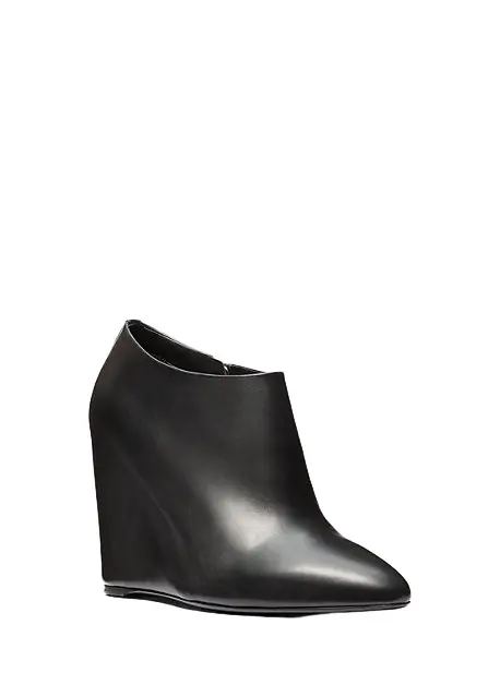 Michael Kors Collection Kasia Leather Wedge Ankle Boot | Image 1 Michael Kors Collection Kasia Leather Wedge Ankle Boot | Image 1