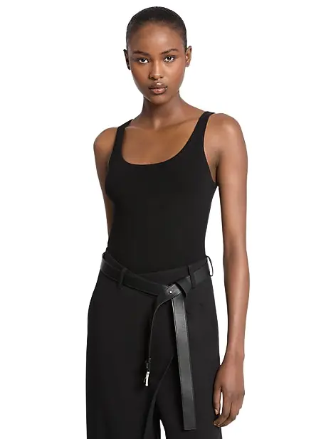 Michael Kors Collection Stretch Cashmere Bodysuit | Image 1 Michael Kors Collection Stretch Cashmere Bodysuit | Image 1