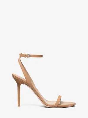 Michael Kors Collection Gwyneth Leather Sandal in Natural | Thumbnail 4 Michael Kors Collection Gwyneth Leather Sandal in Natural | Thumbnail 4