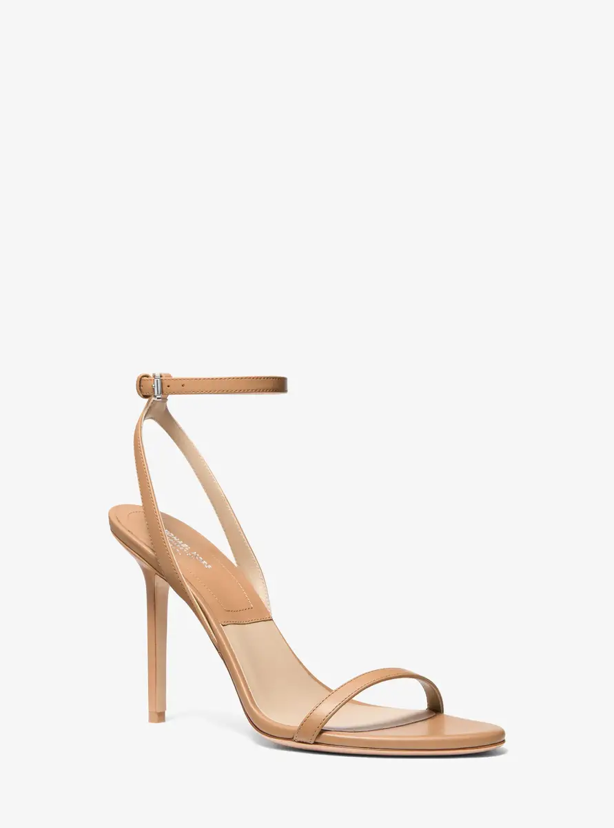 Michael Kors Collection Gwyneth Leather Sandal in Natural | Thumbnail 6 Michael Kors Collection Gwyneth Leather Sandal in Natural | Thumbnail 6