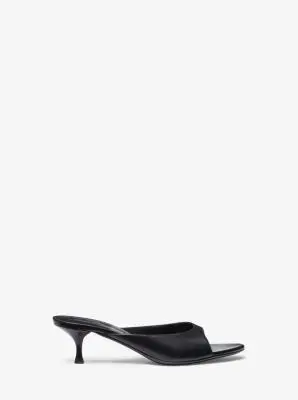 Michael Kors Collection Arianna Leather Mule in | Thumbnail 3 Michael Kors Collection Arianna Leather Mule in | Thumbnail 3