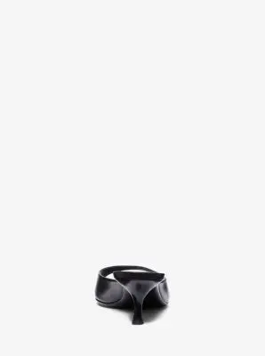 Michael Kors Collection Arianna Leather Mule in | Thumbnail 5 Michael Kors Collection Arianna Leather Mule in | Thumbnail 5