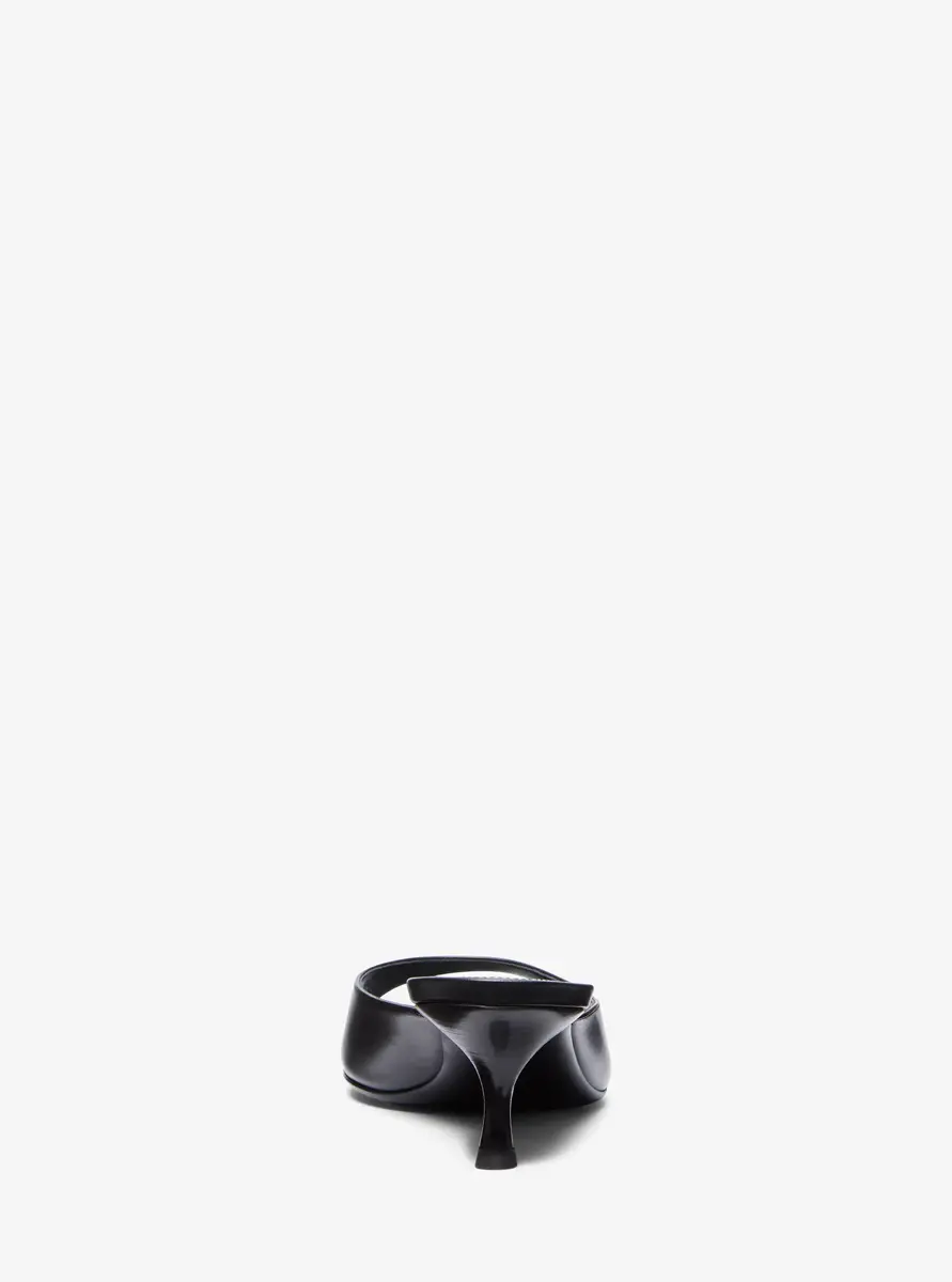 Michael Kors Collection Arianna Leather Mule in | Thumbnail 8 Michael Kors Collection Arianna Leather Mule in | Thumbnail 8