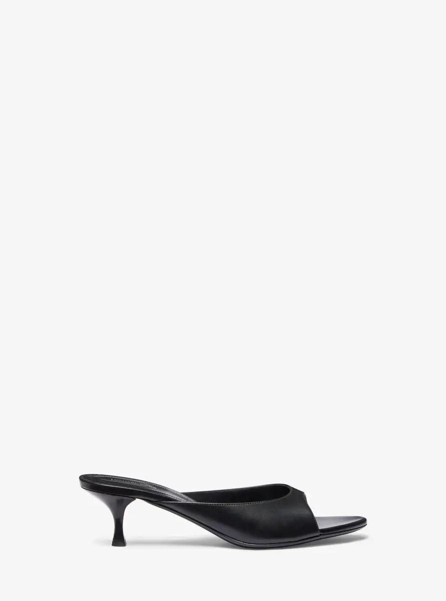 Michael Kors Collection Arianna Leather Mule in | Thumbnail 9 Michael Kors Collection Arianna Leather Mule in | Thumbnail 9