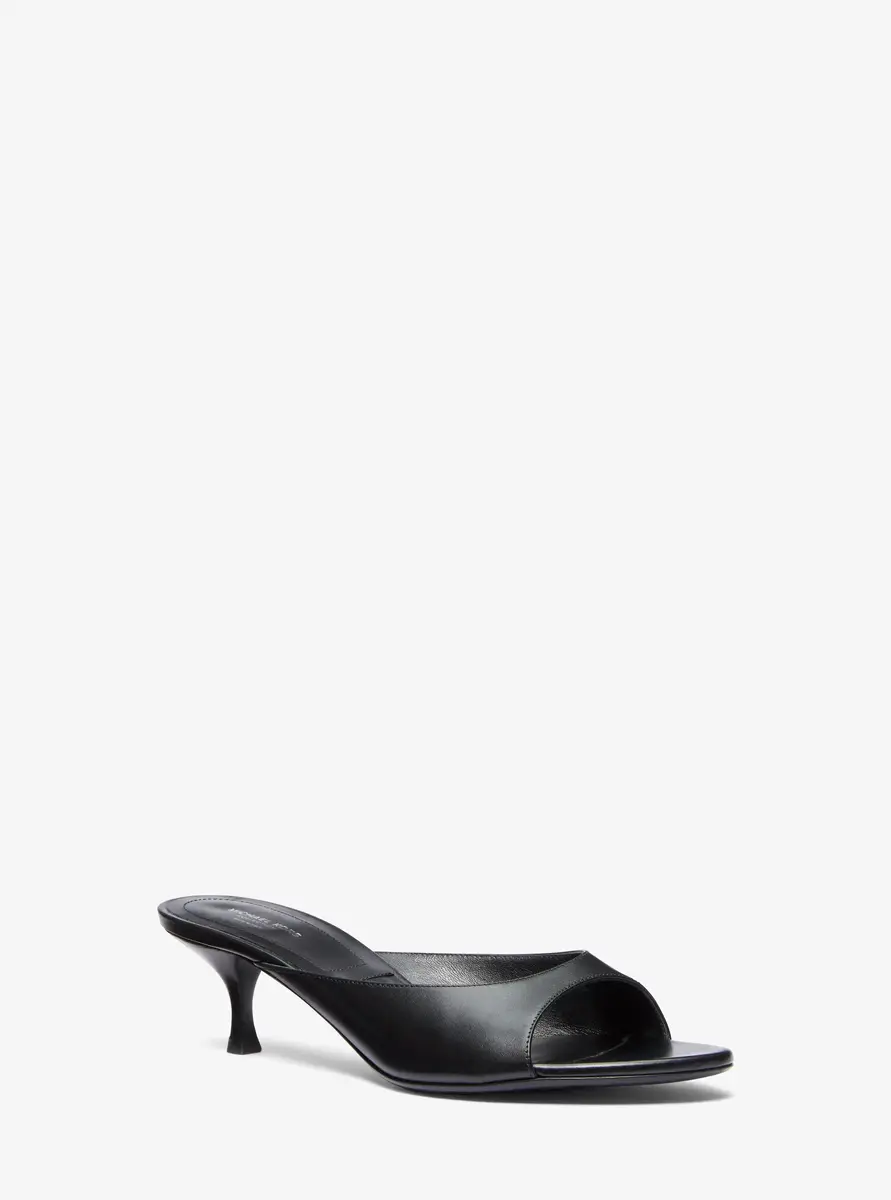 Michael Kors Collection Arianna Leather Mule in | Thumbnail 10 Michael Kors Collection Arianna Leather Mule in | Thumbnail 10