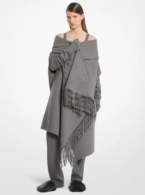 Michael Kors Collection Liisa Shearling Slipper in Grey | Thumbnail 2 Michael Kors Collection Liisa Shearling Slipper in Grey | Thumbnail 2