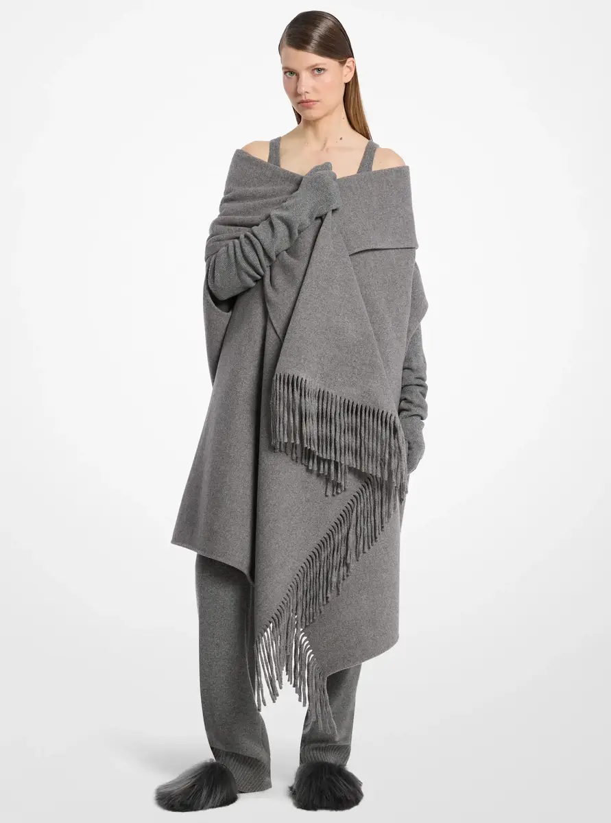 Michael Kors Collection Liisa Shearling Slipper in Grey | Thumbnail 10 Michael Kors Collection Liisa Shearling Slipper in Grey | Thumbnail 10