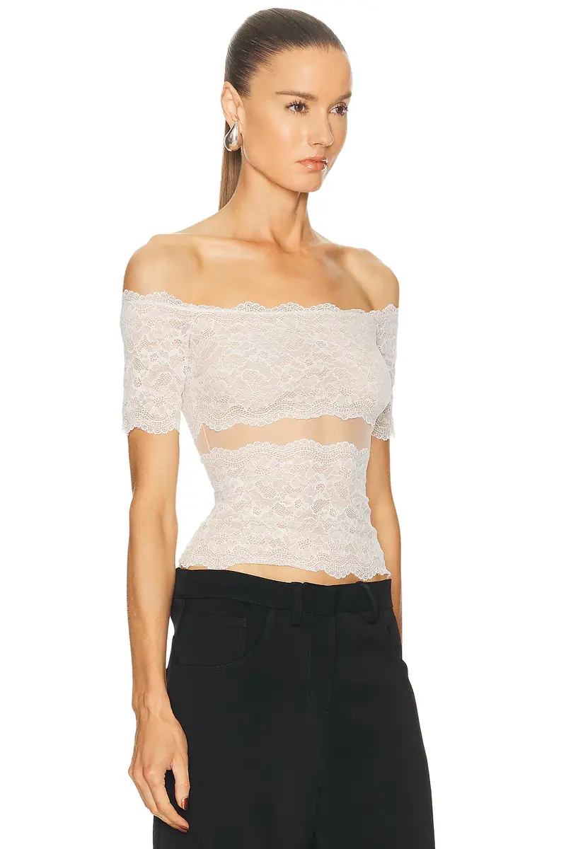 BLUMARINE Off The Shoulder Top | Thumbnail 2