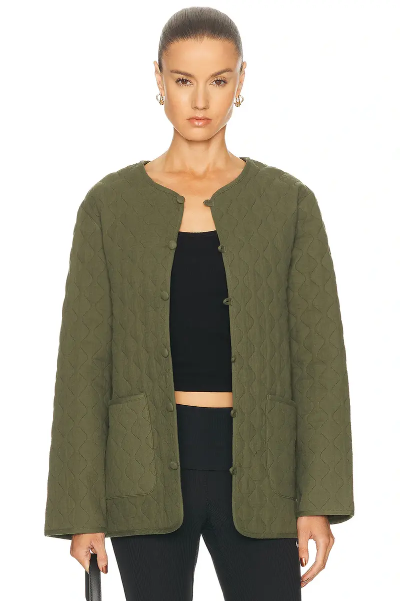 DONNI. The Quilted Loop Jacket | Image 1 DONNI. The Quilted Loop Jacket | Image 1