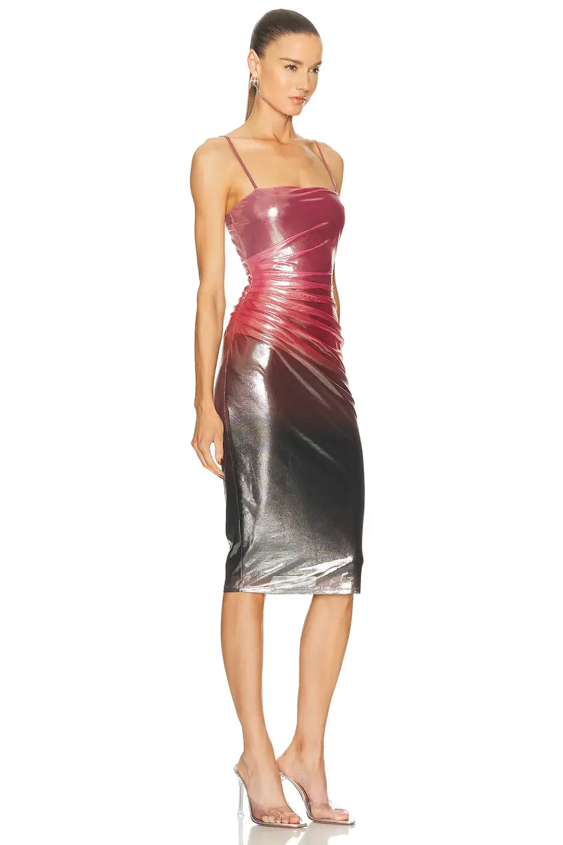 Fleur du Mal Ombre Shine Dress | Thumbnail 2 Fleur du Mal Ombre Shine Dress | Thumbnail 2