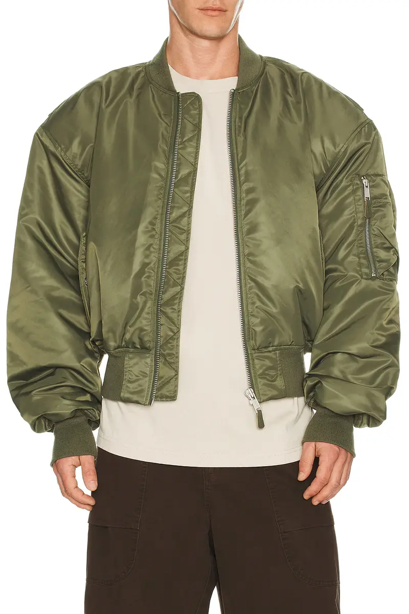 Entire Studios Cropped Broad Bomber | Thumbnail 3 Entire Studios Cropped Broad Bomber | Thumbnail 3