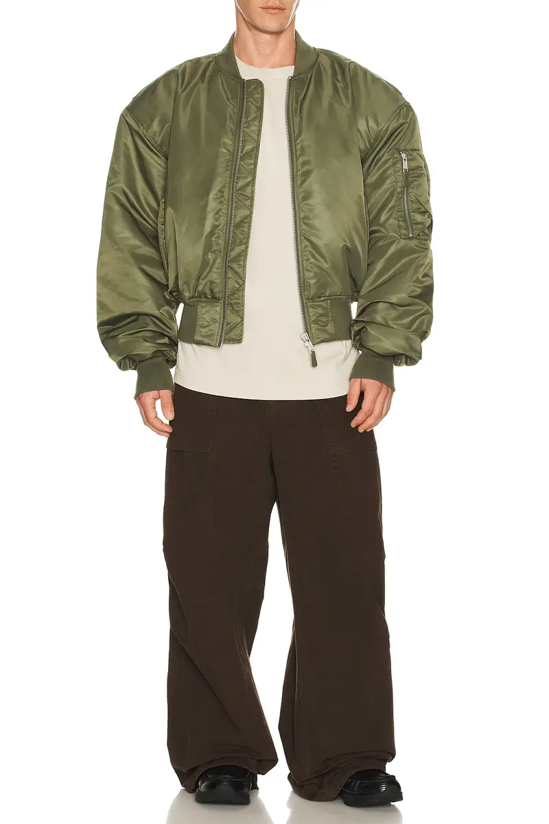 Entire Studios Cropped Broad Bomber | Thumbnail 5 Entire Studios Cropped Broad Bomber | Thumbnail 5