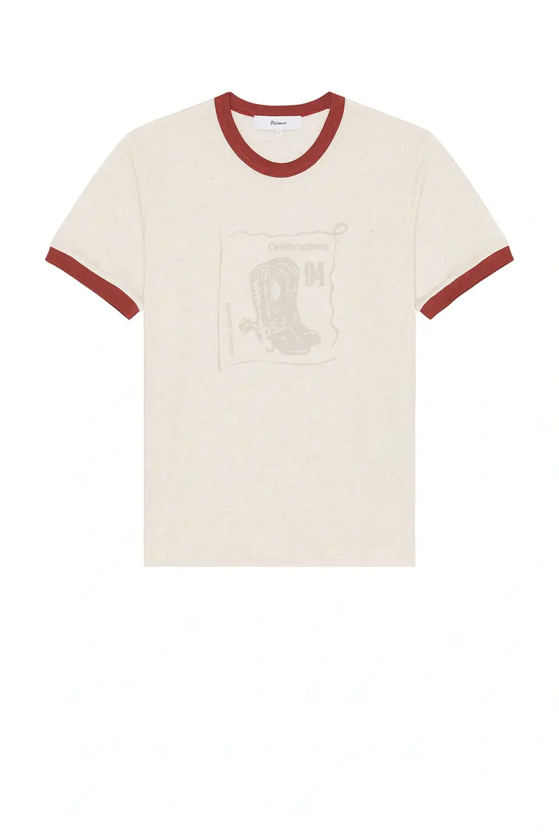 Palmes Celebrazione Ringer Tee | Thumbnail 6